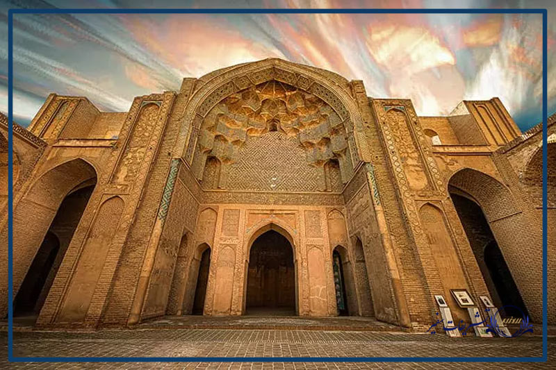 12 تا از زیباترین مساجد ایران به همراه عکس 9 مسجد جامع ورامین- زیباترین مسجد ایران
